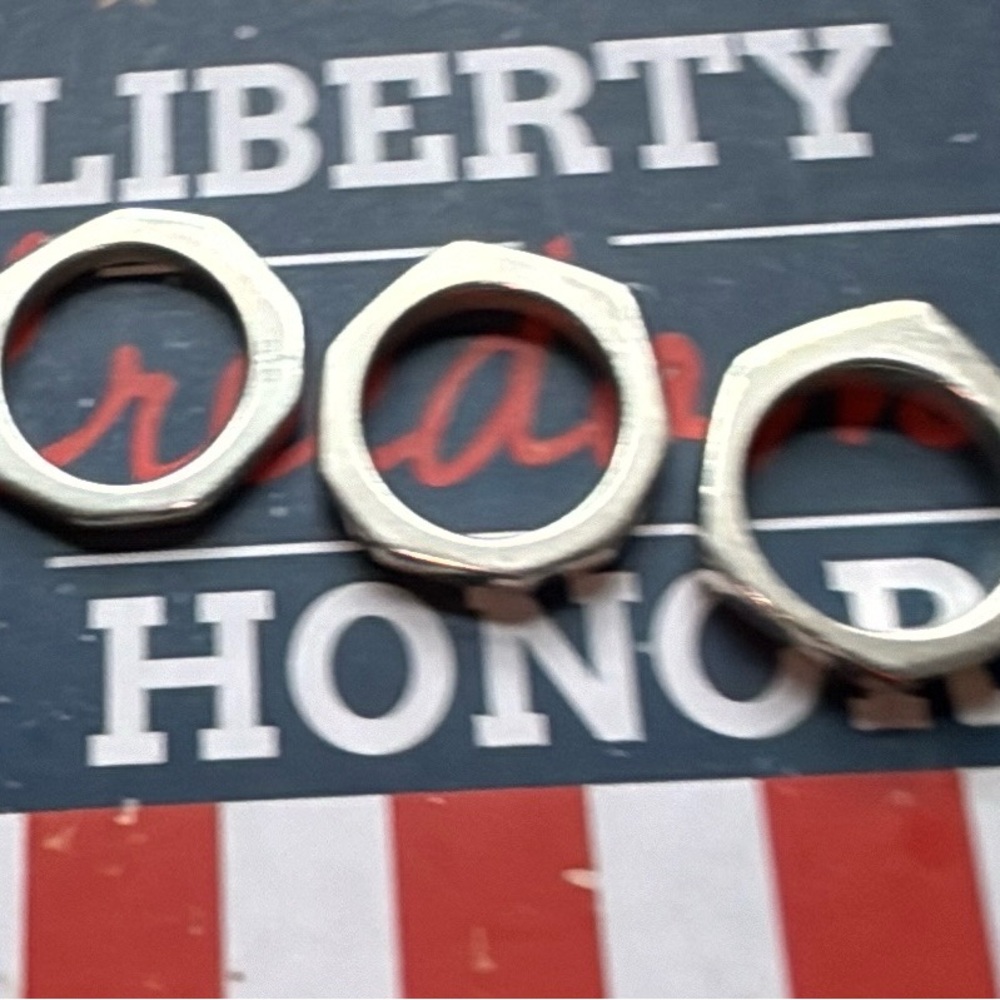 Gucci Sterling Silver Stack Rings - image 4